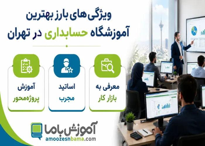 ویژگی های بارز بهترین آموزشگاه حسابداری در تهران