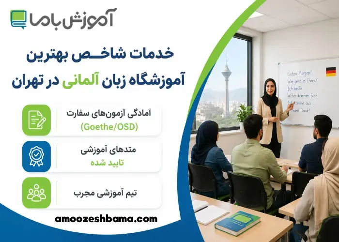 خدمات شاخص بهترین آموزشگاه زبان آلمانی در تهران