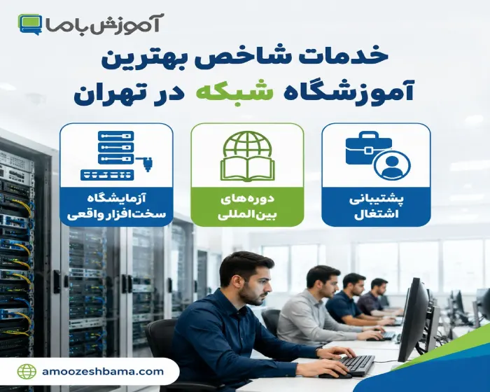 خدمات شاخص بهترین آموزشگاه شبکه در تهران