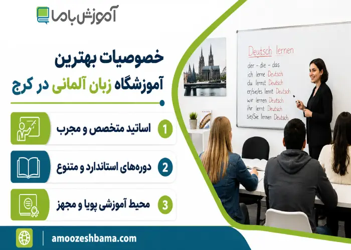خصوصیات بهترین آموزشگاه زبان آلمانی در کرج 