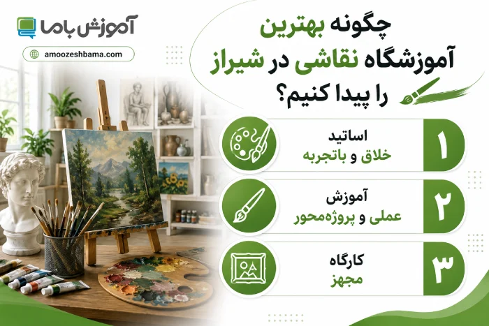 چکونه بهترین اموزشگاه نقاشی در شیراز را پیدا کنیم
