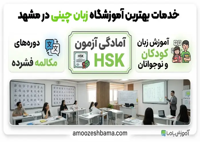 خدمات بهترین آموزشگاه زبان چینی در مشهد