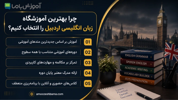 چرا بهترین آموزشگاه زبان انگلیسی اردبیل را انتخاب کنیم؟