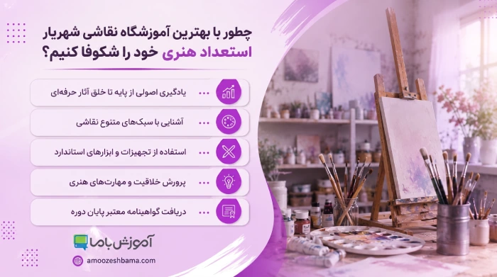 چطور با بهترین آموزشگاه نقاشی شهریار استعداد هنری خود را شکوفا کنیم؟