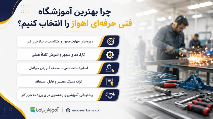 چرا بهترین آموزشگاه فنی حرفه ای اهواز را انتخاب کنیم؟