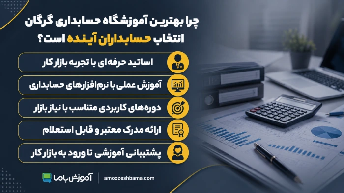 چرا بهترین آموزشگاه حسابداری گرگان انتخاب حسابداران آینده است؟
