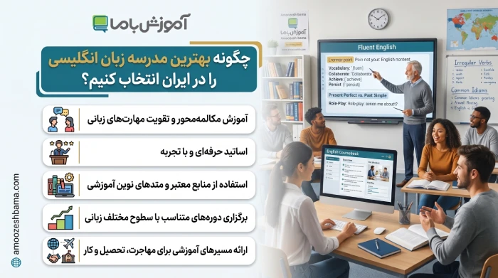 چگونه بهترین مدرسه زبان انگلیسی را در ایران انتخاب کنیم؟