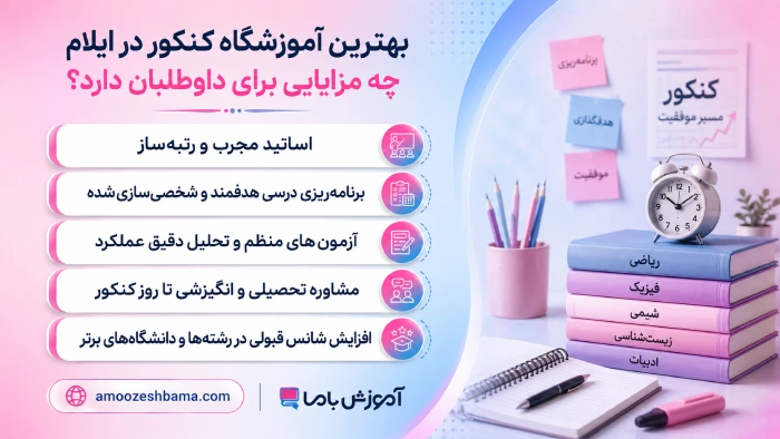بهترین آموزشگاه کنکور در ایلام چه مزایایی برای داوطلبان دارد؟