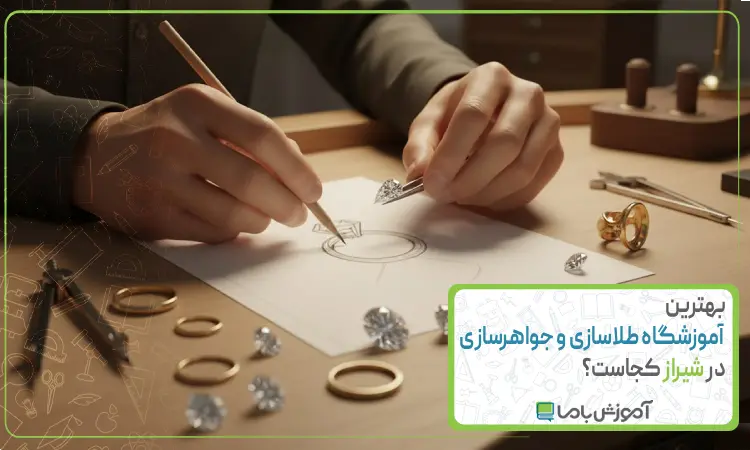 بهترین آموزشگاه طلاسازی و جواهرسازی در شیراز کجاست؟【سال 1405】